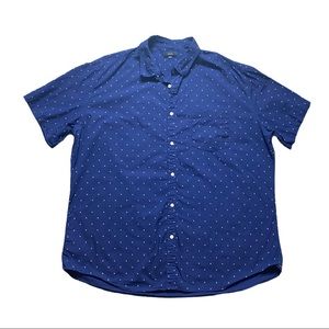 Nutexrol Blue Short Sleeve Collared Men Shirt